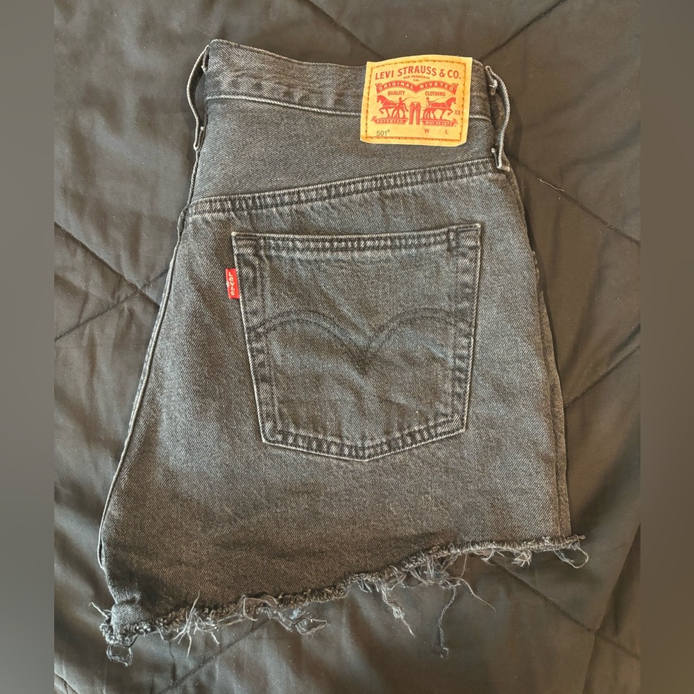 Women’s Levi’s 501 Shorts Black